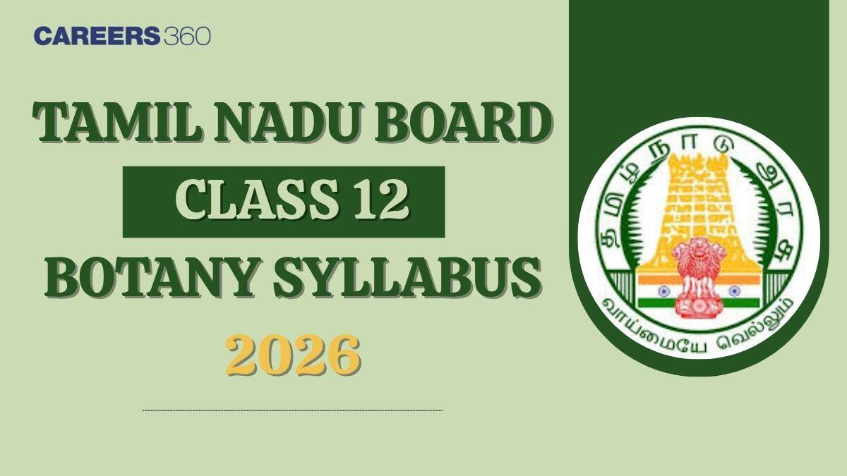 Tamil Nadu Board Class 12 Botany Syllabus 2025 Free PDF Download
